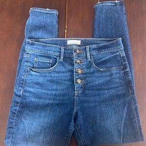Loft high waist skinny jeans